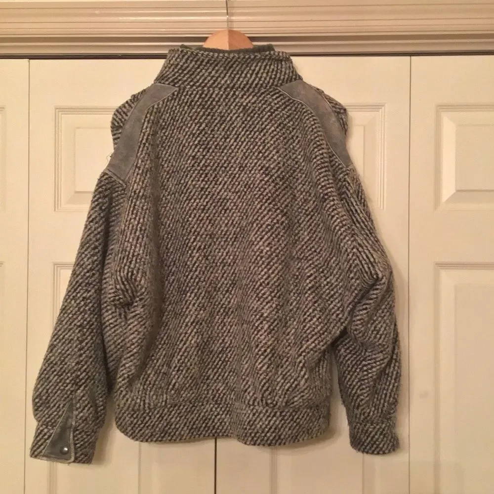 Vintage New York Girl Wool Blend Tweed Jacket